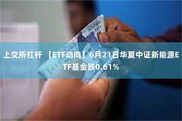 上交所杠杆 【ETF动向】6月21日华夏中证新能源ETF基金跌0.61%