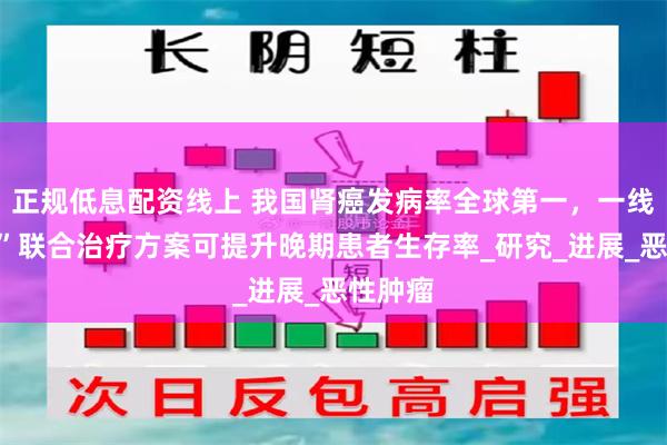 正规低息配资线上 我国肾癌发病率全球第一，一线“靶免”联合治疗方案可提升晚期患者生存率_研究_进展_恶性肿瘤